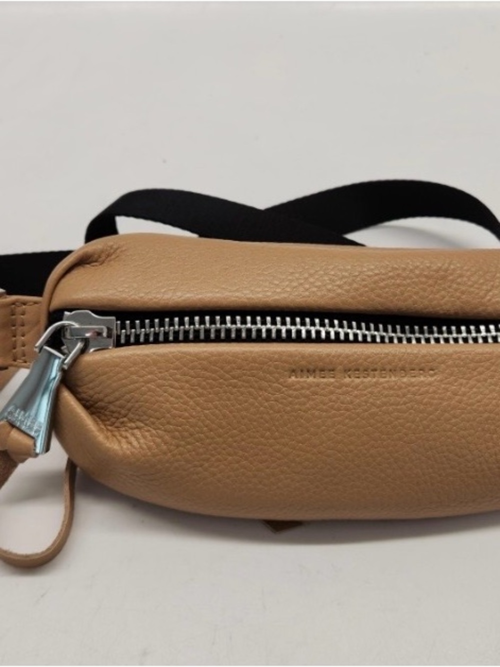 Aimee Kestenberg Camel/Tan Pebbled Leather Belt Bag Excellent!